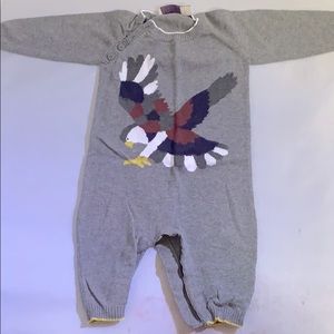 6 month Stella McCartney eagle onesie